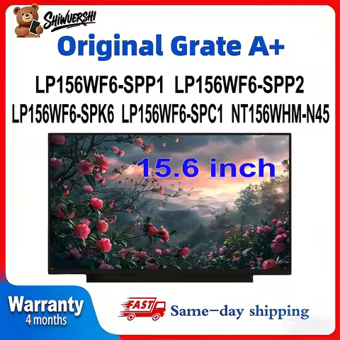 Original New A+ 15.6" Laptop Lcd Screen Monitor Panel Slim LP156WF6 SPP1 SPP2 SPK6 LP156WF6 SPC1 NT1