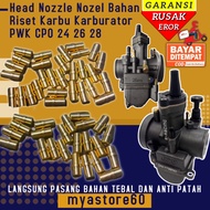 Brass Head Nozzle Head Carburetor Material Carburetor Brass Material Carburetor PWK CPO 24 26 28 CPO