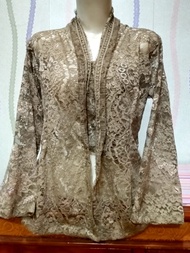 Atasan kebaya brokat kutubaru wanita remaja bali lengan panjang terbaru 2023 modern Kebaya Brokat Ne