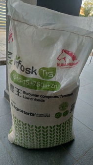 [READY STOCK] Baja Subur Import Belgium Nifosk T15 15/15/15 7SO3/Zn Repack 1 Kilogram  CAP KUDA MERA