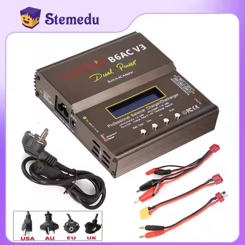 New 80W iMax B6AC V3 Smart Digital Balance Charger For RC Toys Helicopter Re-peak NiMH NiCD LiHV NiC