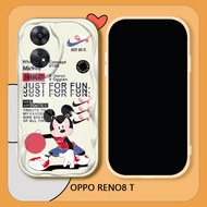 For OPPO Reno8 T Reno8 Pro Reno 8T 5G Reno 8 Pro Soft Silicone Phone Casing Cartoon Basketball Mickey Mouse Wave Edge Back Cover Case Protection Shockproof Cases