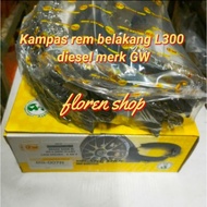 Rear brake pads L300 diesel brand GW