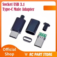 TYPE-C USB PLUG MALE TYPE-C USB CONNECTOR CHARGER HEAD hp USB TYPE C JACK/
