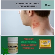 KRIM GATAL DAUN RERAMA - KRIM GATAL RERAMA TERBUKTI BERKESAN UTK MASALAH KULIT ECZEMA CREAM - PSORIA