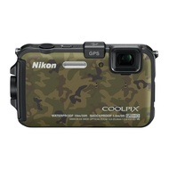 [USED in Japan] Nikon Digital Camera COOLPIX AW100 Forest Camouflage AW100CM