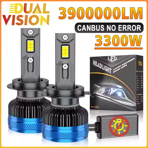 3300W 3900000LM H7 H4 LED Canbus Headlight Bulbs 5570CSP H1 H8 H9 H11 9005 9006 9012 HB3 HB4 Car Hea