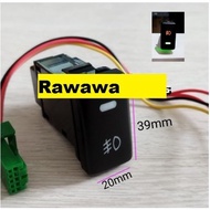 KUY! Saklar Switch Foglamp Lampu kabut mobil universal Push Pull LED plus kabel soket toyota fog lam