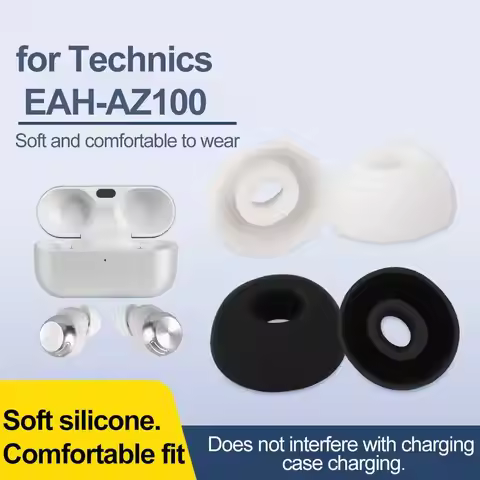 Ear Tips For EAH-AZ100 Replacement Earbud Tips Anti Slip Soft Earplugs Bluetooth Headphones Case Acc