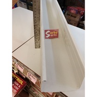 -/1 METER PVC SQUARE GUTTER-PVC square water gutter
