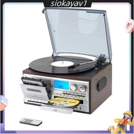 CD/Cassette CD Record Player AM/FM Radio EU Plug