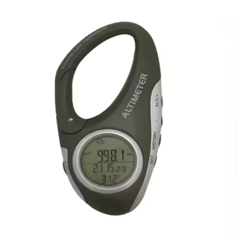 Carabiner Electronic Altimeter Handheld Thermometer Outdoor Fishing Weather Forecast Mode Meter Outd
