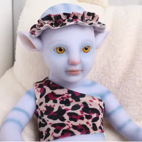 IVITA WG1810 16.53inch 1787g 100% Full Body Silicone Reborn Baby Dolls Lifelike Girl Avatar Baby Rea
