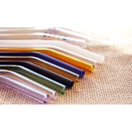 Joli' Korean Glass Straw (15cm,4pcs) | Joli'玻璃吸管