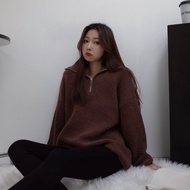 [Aa. Chic] Keep Warm QQ Wool Thick Knitted Hooded Sweater (Three Colors).Women's Clothing/Upper Body