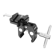 TECHCHIP- Mini V Mount Battery Plate with Crab Clamp & Quick Release Lock 15mm Rods V Mount Batte