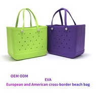 Out Wholesale Handbag Processing Bag Storage Bag Shooting Europe America EVA Beach Bag Hole Basket e