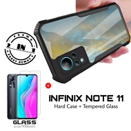 PROMO Case INFINIX NOTE 11 / INFINIX NOTE 11 NFC Hard Case Shockpoof Fusion Armor FREE Tempered Glass Layar Handphone