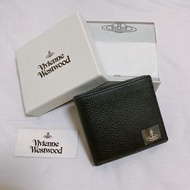 Vivienne Westwood 日本 英國 西太后 行星 黑色 小牛皮 荔枝皮 皮包 皮夾 錢包 Milano Wallet