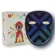 2023 Children Mask LED Glowing Mask Gesture Face-Changing Holiday Props Party Ball