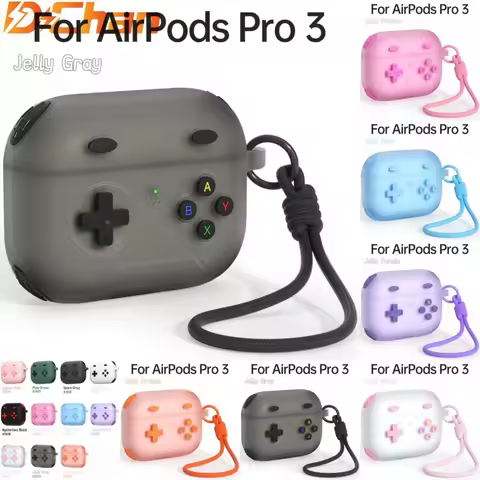 New translucent soft case for AirPods Pro 3 Case Cover Game Console Design Case 3D game controller s