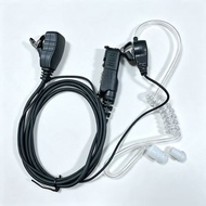Acoustic Clear Air Tube Surveillance Earpiece with Independent PTT Mic, Replacement Silicone Earplug