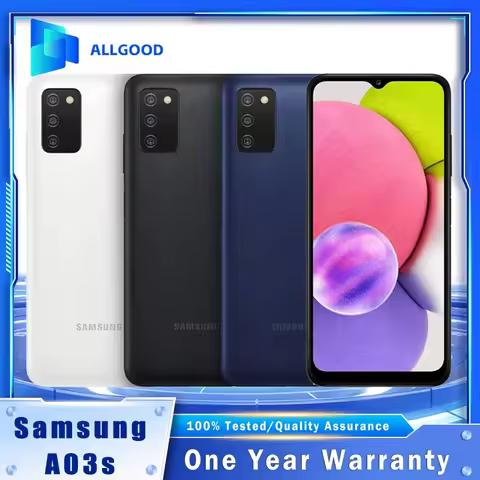 Original Samsung Galaxy A03s A037U 4G LTE 6.5" 3GB RAM 32GB ROM 13MP Triple Camera Octa-Core Android