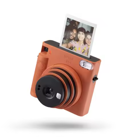 4-Inch Fujifilm Instax Square SQ1 Instant Camera Blue /White/Orange Genuine Glacier Optional Fuji In