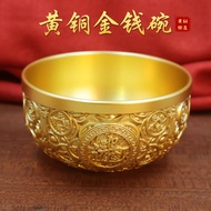 2026 New Style Brass Bowl Money Bowl Brass Embossed Dragon Phoenix Bowl Copper Baifu Bowl Cornucopia