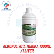 Medika Alcohol 70% 1 Liter // Medika Alcohol 70% Medika antiseptic