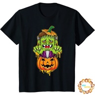 Children's clothes Sweet cute pumpkin halloween frankenstein costume for kids T-Shirt