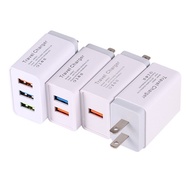 Caas Cepat Pengecas USB ugreen charger 5V2.4 A3usb Charger American Standard/European Standard Charg