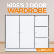 [COZY] Kid's Wardrobe/Children Wardrobe/5 Doors/Wardrobe with Lock/almari budak