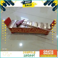 Gamelan Bronze Mini Leaves 7 Leaves 10 Children's Toys Traditional Bali (More Crowded)