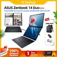 ASUS Zenbook 14 Duo Dual Screen UX8406M Laptop, 14" 3K OLED 120Hz Touch Display, Intel Core Ultra 9 