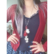 KEYCHAIN IN NECKLACE 'GYARU' COLLECTION MOONFIRE ACCESSORIES