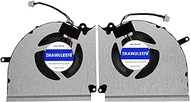 Replacement New Laptop CPU+GPU Cooling Fan for MSI GE78HX GP78HX MS-17S1 MS-17S2 PABD1A010SHR N507 P