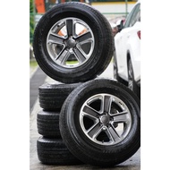 Jeep Wrangler Sahara 2021 Original wheel Rim With Bridgestone Tyres 255/70R18 18x7.5JJ PCD127MM