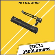 NITECORE EDC31 3500Lumens Protable EDC Flashlight LED NiteLab UHi 20 MAX USB-C Rechargeable Bulit-in