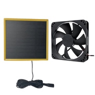 12V 5W Solar Exhaust Fan Air Extractor 5.6Inch Mini Ventilator Solar Panel Powered Fan for Dog Chick