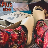 Big size EVA Sandals YZY Slide "Bone" FW6345 Anti slip elasticity Kasut pantai sports wear slippers