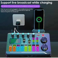 TaffSTUDIO Pro Audio Bluetooth Mixer Sound Card Live Broadcast Karaoke - F998 mixer audio soundcard 