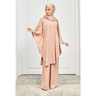 Jasmeena Kaftan (Apricot) Preloved by #jannahnoe
