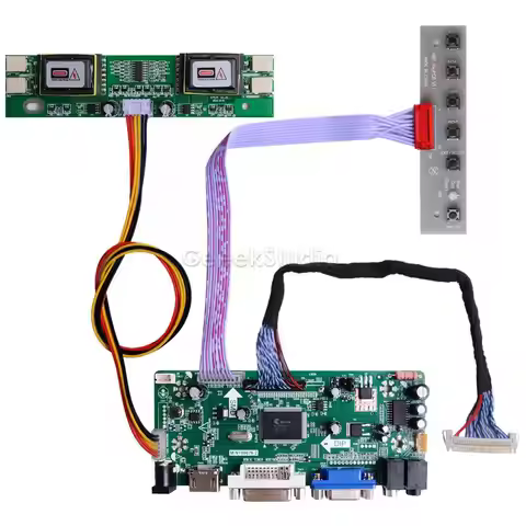 HDMI VGA DVI Arcade Audio Input LCD M170E Controller Driver Board For Arcade1Up Street Fighter Machi