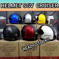 SIRIM CERTIFICATE✈️HELMET SGV CRUISER STENG HALF SEPARUH COLOUR METALIC AND MATT SGV CRUISER MATT 10