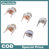 Shunhuida 5PCS 5MM Ceramic Trimmer Capacit Adjustable Capacitor Trimmer Variable Ceramic Capacitor 3