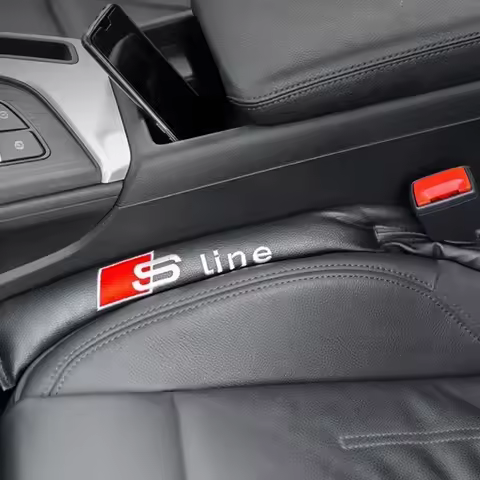 2PCS Car Seat Cushion Gap Filling For Audi A6 C5 C6 C7 C8 A4 B5 B6 B7 B8 B9 S3 S4 S5 Q3 8U Q5 8R Q7 