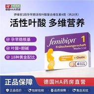 Femibion Ivian 1 Segment Early Pregnancy Active Folic Acid Complex Vitamin 4 Weeks German HA Pharmac