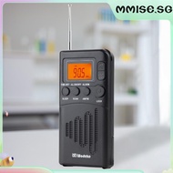 [mmise.sg] AM FM Stereo LCD Display Portable Radio Receiver AM FM Radio Small Digital Radio