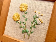 Petals緞帶刺繡DIY材料包/雛菊